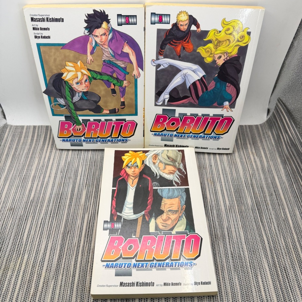 Boruto Naruto Next Generations Manga Volumes 6 8 9 Viz Media English Shonen Jump